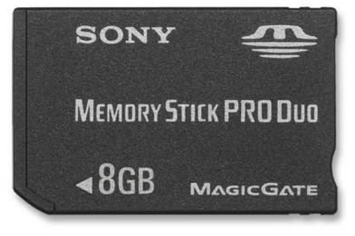 תמונה של Sony Memory Stick PRO Duo™ 8GB