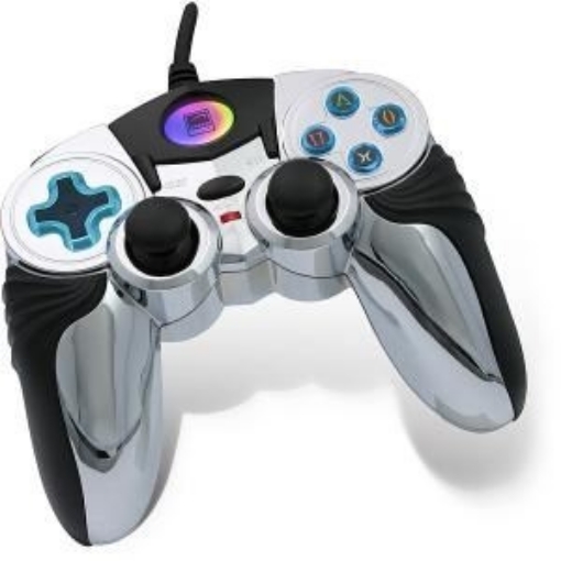 תמונה של Speed Link ChromePad Blue Glow, PS2-Gamepad (SL-4233-TBE)