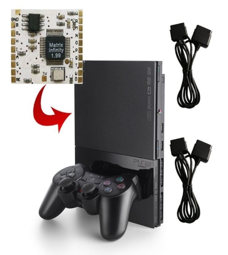 תמונה של סוני Playstation 2 SCPH90004 Slim עם קורא צרובים