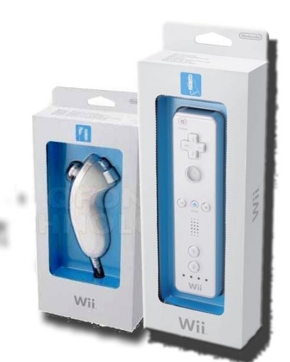 תמונה של סט שלטי NINTENDO לבן  תואם למקורי רמוט ראשי+נאנצאוק 