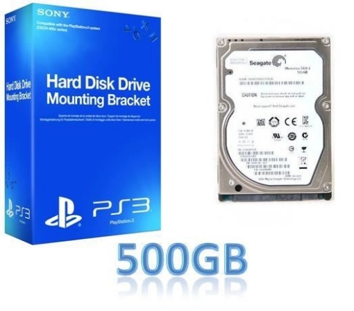 תמונה של תושבת התקנת לPS3 + כונן קשיח 500GB