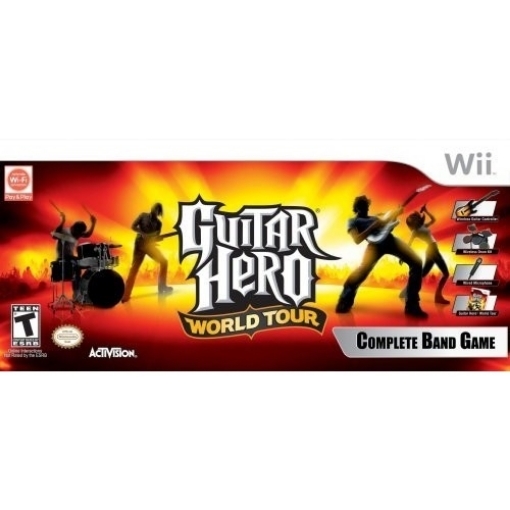 תמונה של Nintendo Wii Guitar Hero World Tour Band Kit