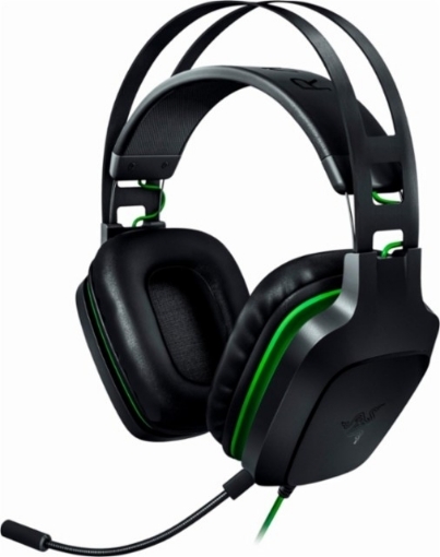 תמונה של אוזניות + מיקרופון Razer Electra V2 Gaming בצבע שחור וירוק