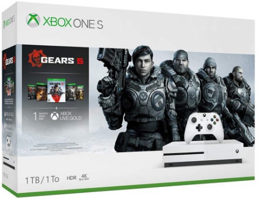 תמונה של קונסולת Xbox One S 1TB + Gears 5 + Gears of War 2+3+4+Ultimate