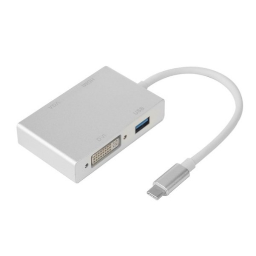 תמונה של מתאם USB3.1 Type C TO DVI Female