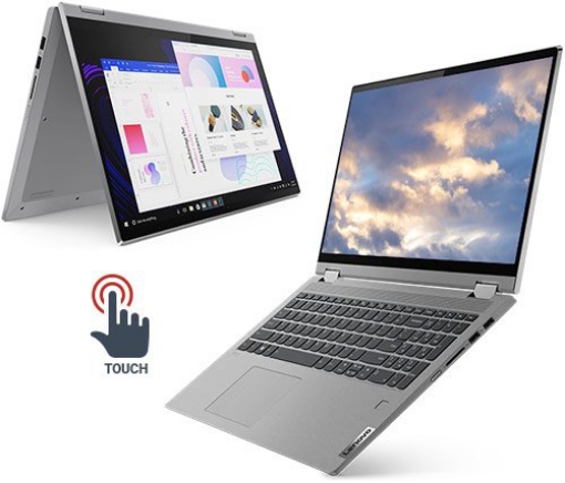 תמונה של נייד Lenovo Flex 5 15.6 i5-1035G1 8GB 256NVME WIN10 MX330 TOUCH