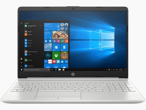 תמונה של נייד HP 15 i5-1035G1 8GB 512 NVME 15.6 FHD WIN10 SILVER 1Y