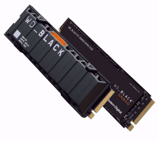 תמונה של דיסק אחסון  WD Black SN850 500TGb M.2 Gen4 With Heatsink