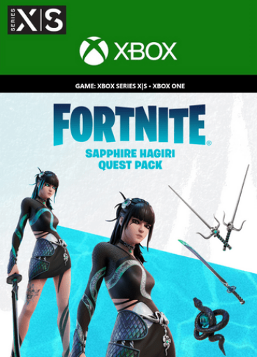 תמונה של Fortnite - Sapphire Hagiri Quest Pack + 1500 V-Bucks Challenge XBOX LIVE Key