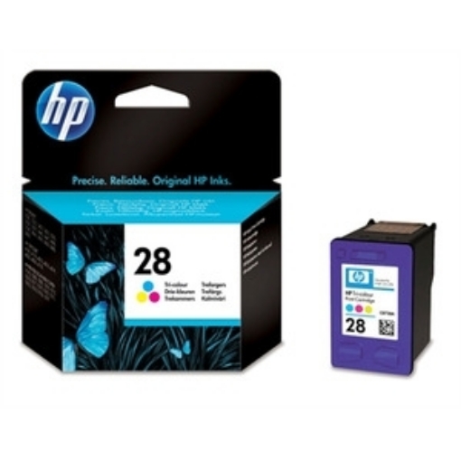 תמונה של  ‏ראש דיו ‏צבעוני מקורי HP 28 C8728AE