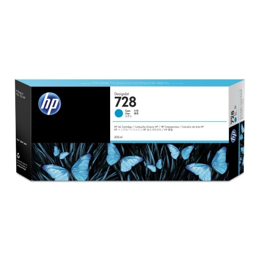 תמונה של מילוי‎ HP 728 ציאן  F9K17A  T–730 300ml