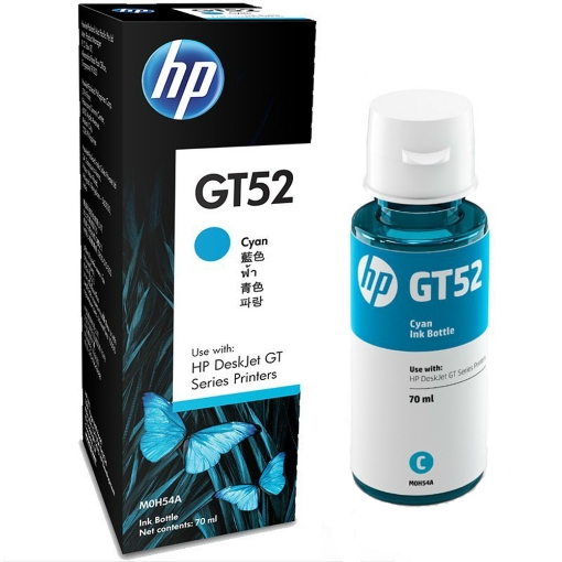 תמונה של מילוי דיו GT52 ציאן M0H54AE HP-ST515/615