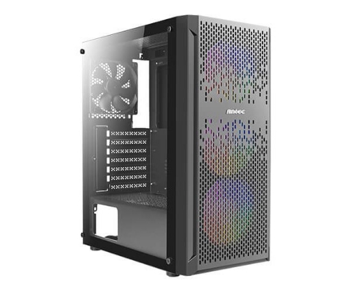 תמונה של מארז Antec NX290 Mid Tower Tempered glass side 3X12mm RGB FANS