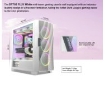 תמונה של מארז לבן ANTEC DF700 FLUX Tempered Glass RGB Mid tower Black Case