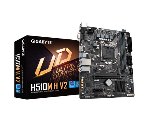 תמונה של לוח דור 11/10 Gigabyte H510M H V2 Micro-Atx LGA1200 PCIE4.0X16