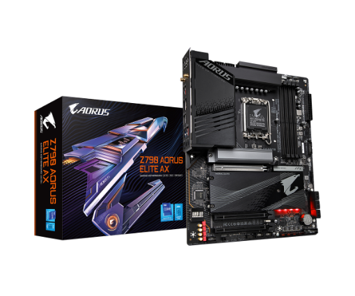 תמונה של לוח Gigabyte Z790 AORUS ELITE AX DDR5 WIFI 6E 2.5GB Lan LGA1700 R