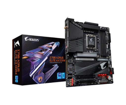 תמונה של לוח Gigabyte Z790 AORUS ELITE AX DDR4 WIFI 6E 2.5GB Lan LGA1700