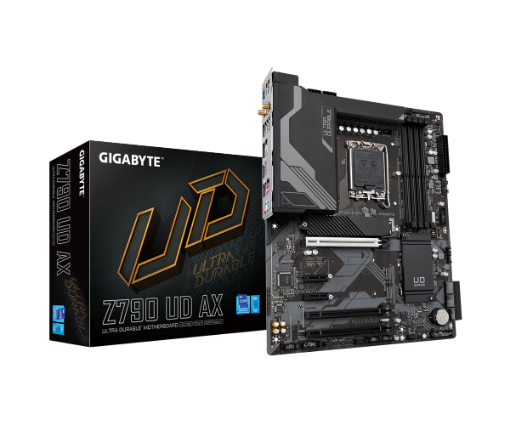 תמונה של לוח אם Gigabyte Z790 UD AX 1.2 WIFI 6E PCIE5.0 lan 2.5GbE ATX