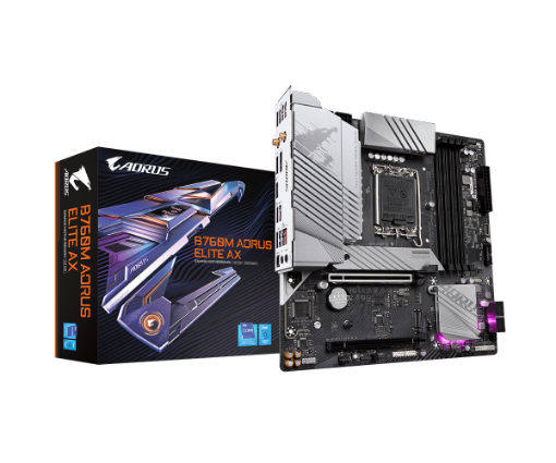 תמונה של לוח Gigabyte B760M AORUS ELITE AX DDR5 Micro-ATX WIFI