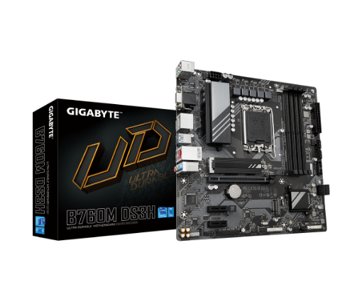 תמונה של לוח Gigabyte B760M DS3H DDR5 LGA1700 MultiviewX4 Micro-Atx