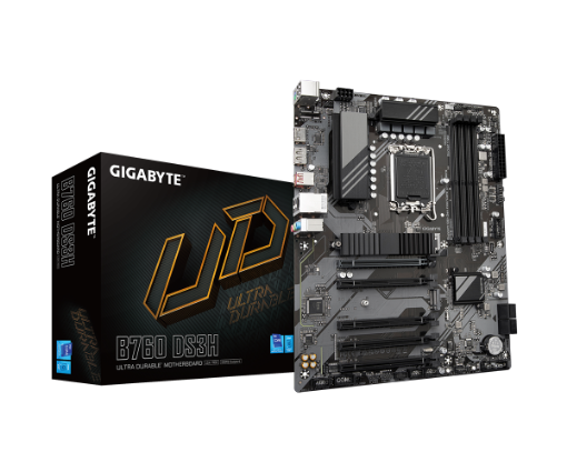 תמונה של לוח אם אינטל Gigabyte B760 DS3H DDR5 ATX DP HDMI LGA1700