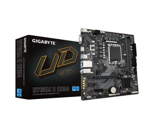 תמונה של לוח למעבדי אינטל Gigabyte B760M H DDR4 Micro Atx LGA1700