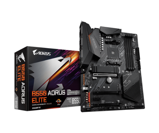 תמונה של לוח אם למעבדי AMD Ryzen 3 Gigabyte B550 AORUS ELITE V2