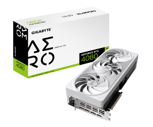 תמונה של כרטיס מסך Gigabyte RTX 4080 16GB AERO OC White Pcie 4.0