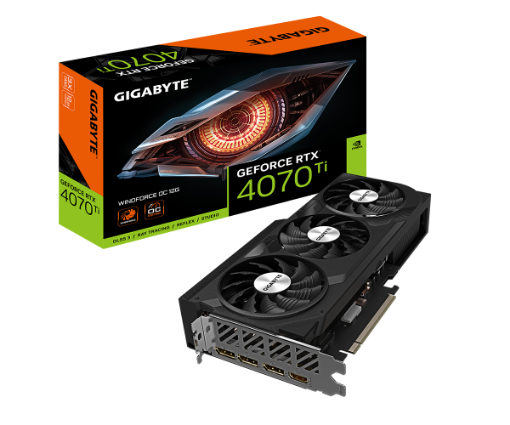 תמונה של כרטיס מסך Gigabyte RTX 4070 Ti 12GB WindForce OC