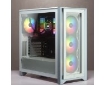 תמונה של מארז CORSAIR iCUE 4000X RGB Tempered Glass Mid-Tower ATX WHITE