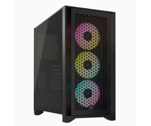 תמונה של מארז CORSAIR iCUE 4000D RGB AIRFLOW Mid Tower Black