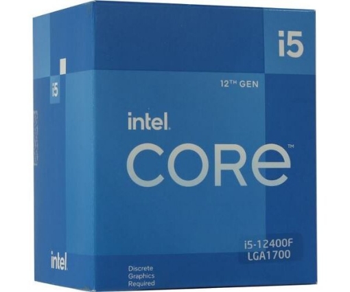 תמונה של מעבד אינטל דור 12 INTEL I5-12400F BOX+Fan NO GPU 117W LGA1700