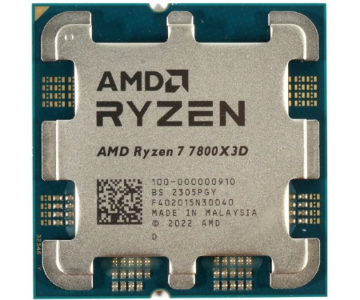 תמונה של מעבד AMD Ryzen 7 7800X3D Max 5.0 GHZ 8Crs PCIE 5.0 AM5 120W TDP