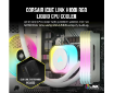 תמונה של קירור נוזלי לבן Corsair iCUE LINK H100i RGB 240mm