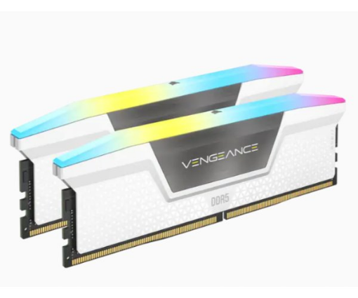 תמונה של זכרון לנייח Corsair Vengeance RGB 32GB 2X16GB 5600Ghz C36 White