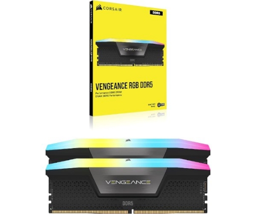 תמונה של ז. לנייח CORSAIR VENGEANCE RGB 48GB 2x24GB DDR5 6000MHz C36