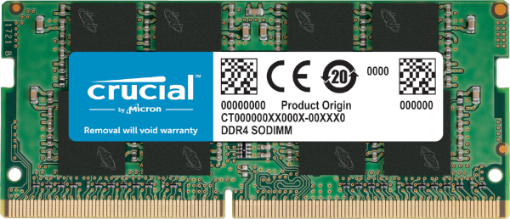 תמונה של זכרון לנייד Crucial SODIM 8GB 3200Mhz DDR4 1.2V CL22