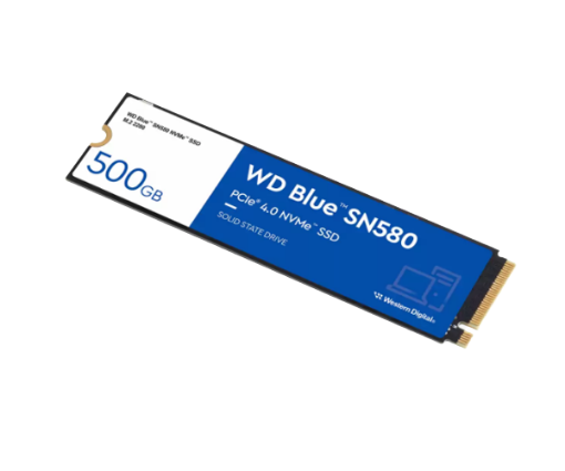 תמונה של דיסק פנימי Western Digital Blue SN580 500GB NVMe Gen4.0