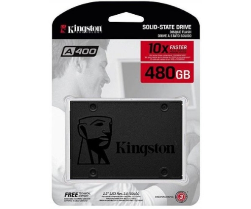 תמונה של דיסק פנימי 2.5 Kingston A400 480GB SSD 3D NAND