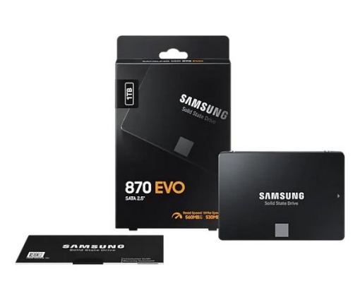 תמונה של דיסק SAMSUNG EVO870 1TB 2.5 SSD SATA III