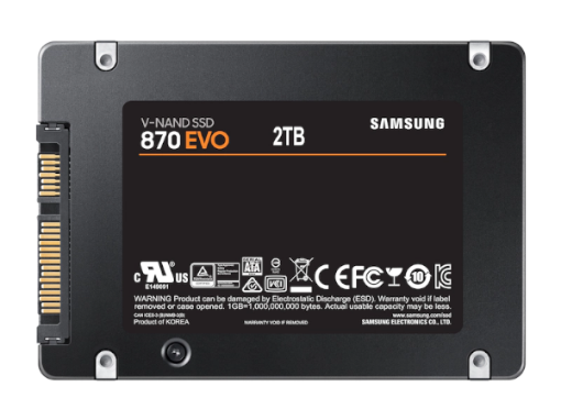 תמונה של דיסק פנימי Samsung SSD 870 EVO 2TB SATA III 2.5