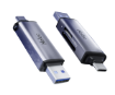 תמונה של קורא כרטיסים Netac Card READER WK13 USB3.0+TYPE-C Msd/SD