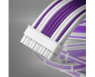 תמונה של כבלים מאריכים Antec Sleeved extension Cable Kit Purple/White