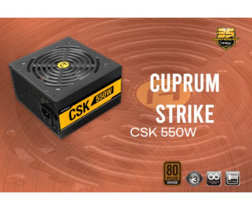 תמונה של ספק כוח ANTEC CSK 550W 80 Plus Bronze Non Modular120mm Fan Atx