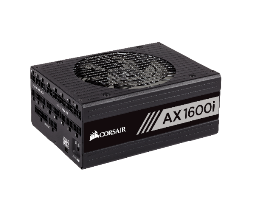 תמונה של ספק כוח Corsair AX1600i 80 plus Titanium Modular 1600W 14CM