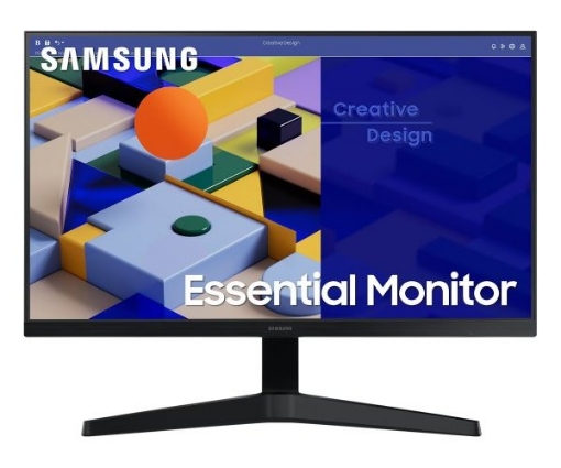 תמונה של מסך SAMSUNG Essenial S3 S31C 23.8 FHD 5Ms IPS 75Hz FreeSync VESA