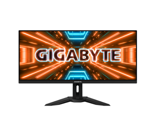 תמונה של מסך Gigabyte M34WQ 144HZ UWQHD 1MS HDR400 IPS KVM 21:9 SPK BLACK