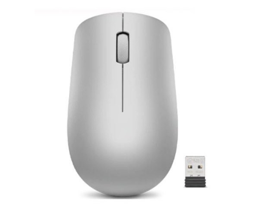 תמונה של עכבר LENOVO 530 Wireless Mouse Platinum Grey