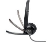 תמונה של אוזניות ומיקרופון Logitech H390 USB Headphones Black