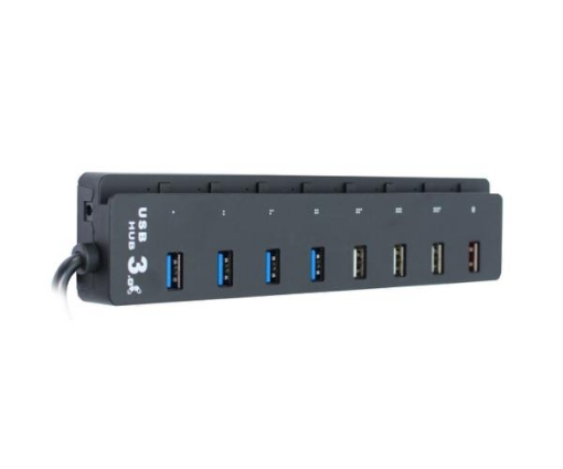 תמונה של מפצל אקטיבי כולל חיבור מתח Gold-Touch 7 PORT USB 3.0